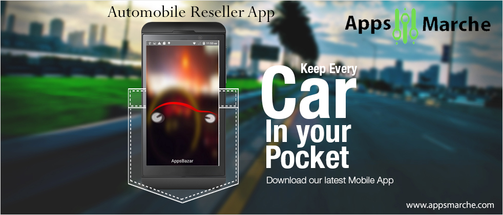 automobile reseller app by appsmarche,best automobile app, mobile app builder